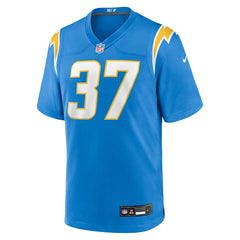 Isas Waxter Los Angeles Chargers Team Game Jersey - Powder Blue - Nike