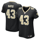 Michael Davis New Orleans Saints Women's Team Game Jersey - Black - Nike