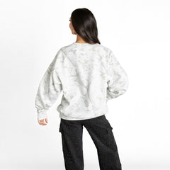 Minnesota Vikings Gameday Couture Women's Whiteout Oversized Premium Fleece Sweatshirt - Arctic Camo - NFL