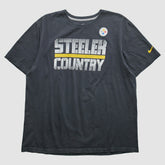 Pittsburgh Steelers 2010s T-Shirt - Black Vintage - Fanatics
