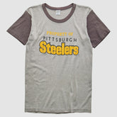 Pittsburgh Steelers Trench 80s T-Shirt - Heather Gray Vintage - Fanatics