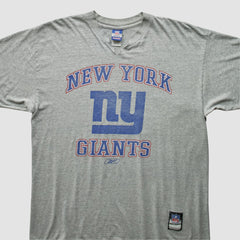 New York Giants Reebok 2000s T-Shirt - Heather Gray Vintage - Fanatics