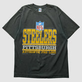 Pittsburgh Steelers Russell 1995 T-Shirt - Black Vintage - Fanatics