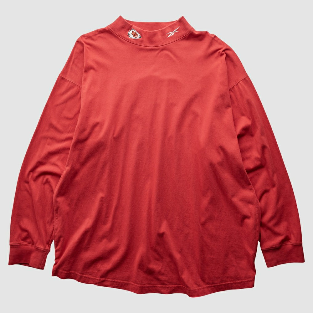 Kansas City Chiefs Reebok 2000s Long Sleeve T-Shirt - Red Vintage - Fanatics