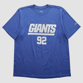 New York Giants Reebok 2000s T-Shirt - Blue Vintage - Fanatics