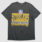 Pittsburgh Steelers Russell 1995 Pullover T-Shirt - Black Vintage - Fanatics