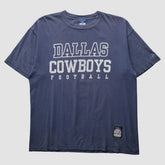 Dallas Cowboys Reebok 2000s T-Shirt - Navy Vintage - Fanatics