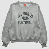 Cincinnati Bengals NFL 2000s Pullover Sweatshirt - Heather Gray Vintage - Fanatics