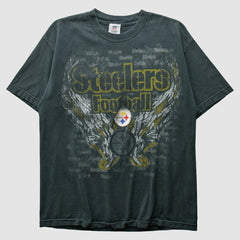 Pittsburgh Steelers NFL 2010s T-Shirt - Charcoal Vintage - Fanatics