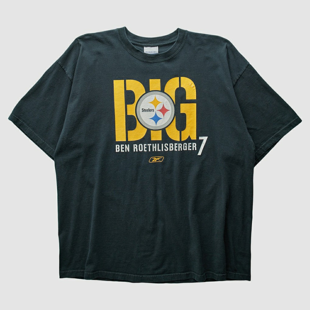 Pittsburgh Steelers Reebok 2000s T-Shirt - Black Vintage - Fanatics