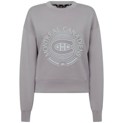 Montreal Canadiens Levelwear Women's Slate & Snow Sponge Tri-Blend Sweatshirt - Gray | NHL on sale