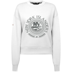 New York Islanders Levelwear Women's Slate & Snow Sponge Tri-Blend Sweatshirt - White | NHL online