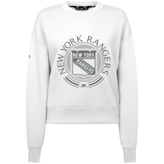 New York Rangers Levelwear Women's Slate & Snow Sponge Tri-Blend Sweatshirt - White | NHL near me