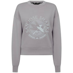 San Jose Sharks Levelwear Women's Slate & Snow Sponge Tri-Blend Sweatshirt - Gray | NHL sale
