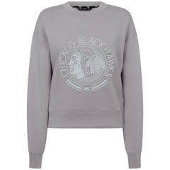 Chicago Blackhawks Levelwear Women's Slate & Snow Sponge Tri-Blend Sweatshirt - Gray | NHL sale