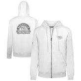 Nashville Predators Levelwear Podium Chenille Logo Full-Zip Hoodie - White | NHL discount