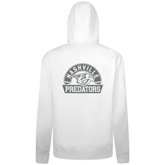 Nashville Predators Levelwear Podium Chenille Logo Full-Zip Hoodie - White | NHL discount