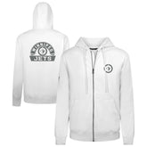 Winnipeg Jets Levelwear Podium Chenille Logo Full-Zip Hoodie - White | NHL Clearance