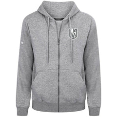 Vegas Golden Knights Levelwear Podium Chenille Logo Full-Zip Hoodie - Gray | NHL online