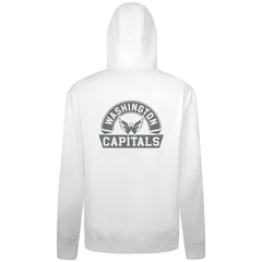 Washington Capitals Levelwear Podium Chenille Logo Full-Zip Hoodie - White | NHL online