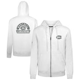 Montreal Canadiens Levelwear Podium Chenille Logo Full-Zip Hoodie - White | NHL Lifestyle