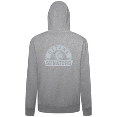 Ottawa Senators Levelwear Podium Chenille Logo Full-Zip Hoodie - Gray | NHL on sale