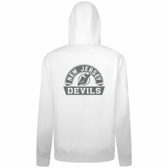 New Jersey Devils Levelwear Podium Chenille Logo Full-Zip Hoodie - White | NHL online