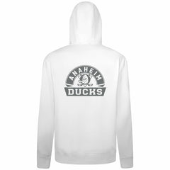 Anaheim Ducks Levelwear Podium Banner Arch Full-Zip Hoodie - White | NHL online