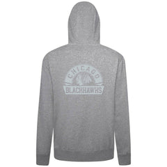 Chicago Blackhawks Levelwear Podium Banner Arch Full-Zip Hoodie - Gray | NHL discount