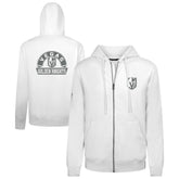 Vegas Golden Knights Levelwear Podium Banner Arch Full-Zip Hoodie - White | NHL Lifestyle