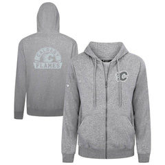 Calgary Flames Levelwear Podium Banner Arch Full-Zip Hoodie - Gray | NHL near me