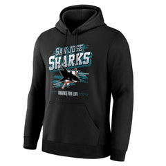 San Jose Sharks Fanatics Legacy Hoodie - Black | Fanatics sale