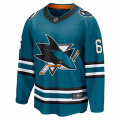 Sam Dickinson San Jose Sharks Fanatics Home Breakaway Jersey - Teal | Fanatics discount