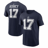 Brandon Aubrey Dallas Cowboys Name & Number T-Shirt - Navy - Nike
