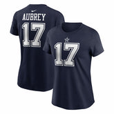 Brandon Aubrey Dallas Cowboys Women's Player Name & Number T-Shirt - Navy - Nike