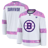 Boston Bruins Fanatics Hockey Fights Cancer Survivor Practice Jersey - White | Fanatics near me