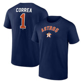 Carlos Correa Houston Astros Winning Streak Name & Number T-Shirt Sale