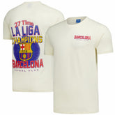 Barcelona Peace Collective Unisex Champion T-Shirt Cream
