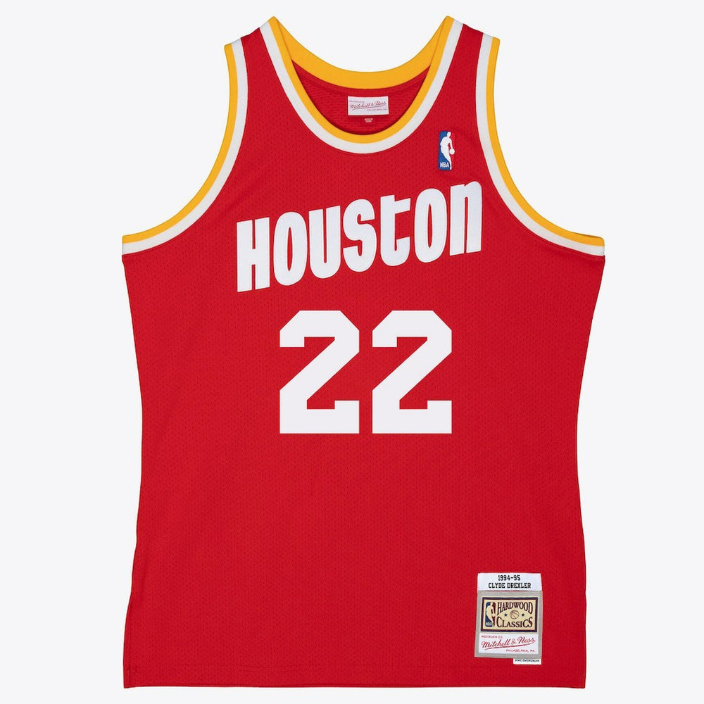 Mitchell & Ness Clyde Drexler Houston Rockets 1994/95 Swingman Jersey Red