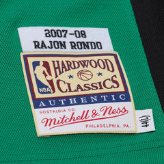 Mitchell & Ness Rajon Rondo Boston Celtics 2007-08 Hardwood Classics Authentic Jersey Kelly Green