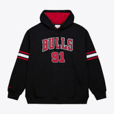 Mitchell & Ness Dennis Rodman Chicago Bulls Name & Number Hoodie Black