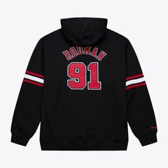 Mitchell & Ness Dennis Rodman Chicago Bulls Name & Number Hoodie Black