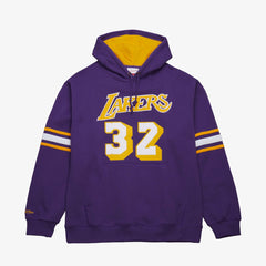 Mitchell & Ness Magic Johnson Los Angeles Lakers Name & Number Hoodie Purple