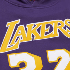 Mitchell & Ness Magic Johnson Los Angeles Lakers Name & Number Hoodie Purple
