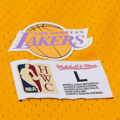 Mitchell & Ness Shaquille O'Neal Los Angeles Lakers Mesh Name & Number Short Sleeve Hoodie Gold