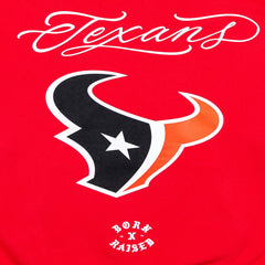 Houston Texans Born x Raised Unisex Fine Line Hoodie - Red - NFL