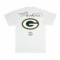 Green Bay Packers Born x Raised Unisex Fine Line T-Shirt - White - NFL
