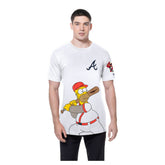 Atlanta Braves New Era MLB x Simpsons Homer Wonderbat T-Shirt Outlet
