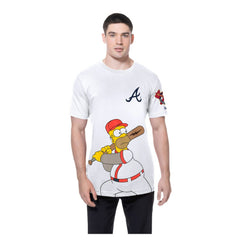Atlanta Braves New Era MLB x Simpsons Homer Wonderbat T-Shirt Outlet