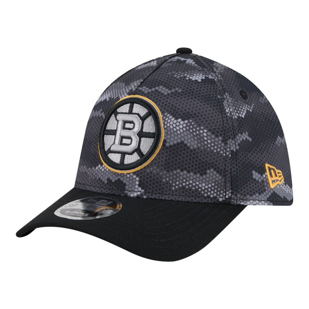 Boston Bruins New Era Zero Dark 39THIRTY Flex Hat - Black | New Era online